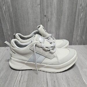 Sorel Out 'N About III Low Waterproof Shoes Sneakers White Gray Women's Size 9